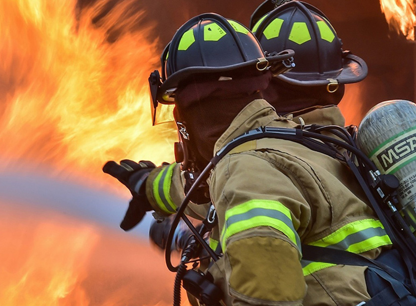 Local Tieri fire brigade