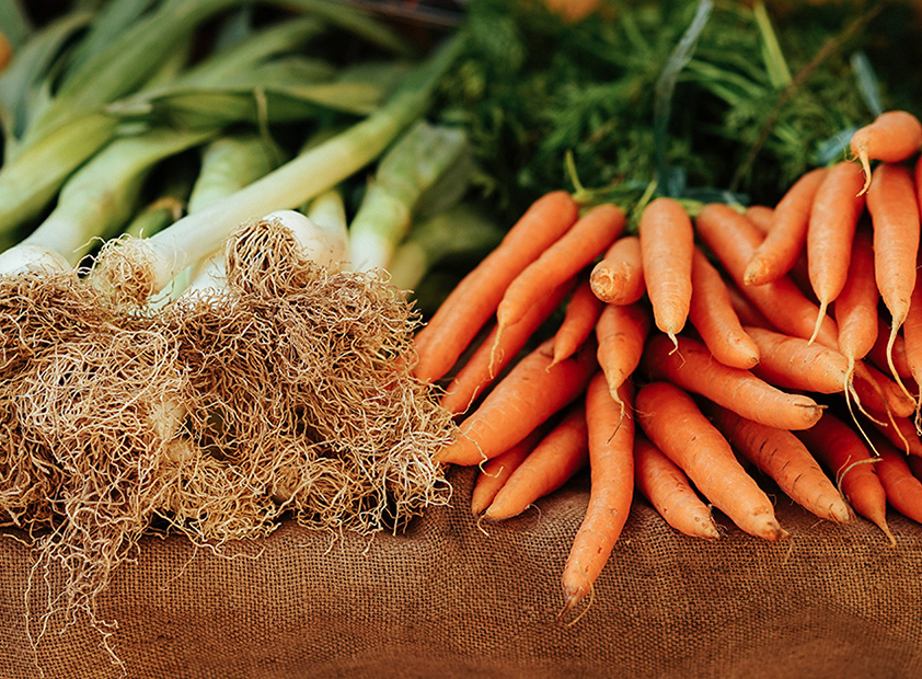 Carrots and Spring Onions