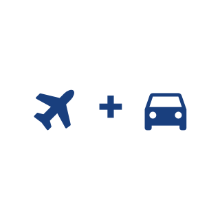 Plane + Car icon