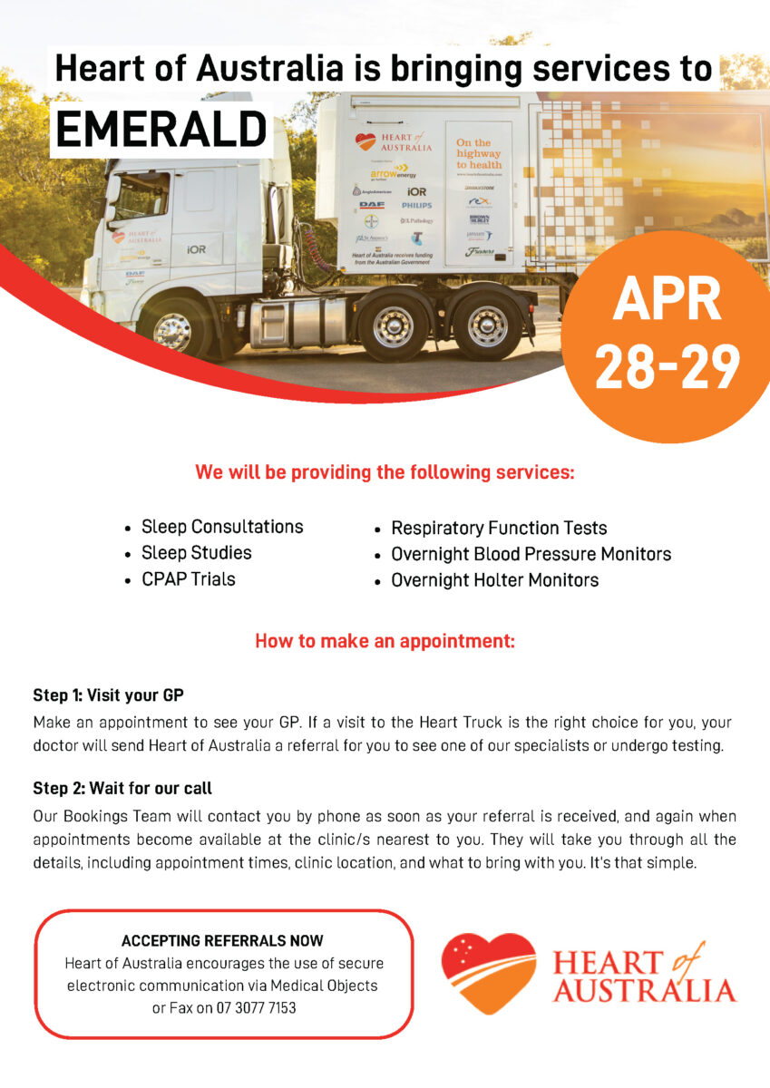 Heart of Australia Visit 28-29 April 2026 - Emerald